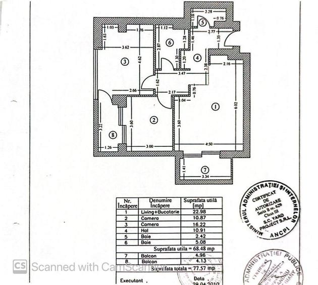 3 Camere bloc Nou 2bai Parcare Inclus Titan Evocasa Nicolae Grigorescu - 6