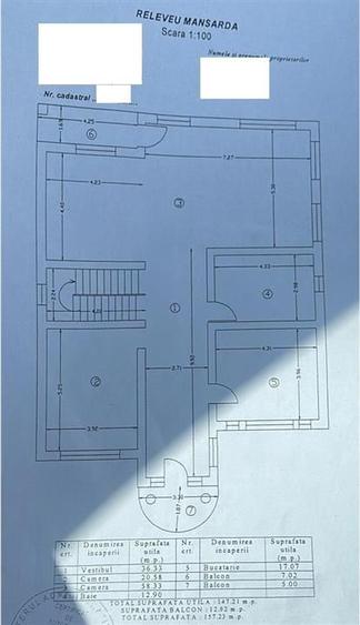 Vila Pipera P+1+M central - 450mp util / 1000mp teren - 16