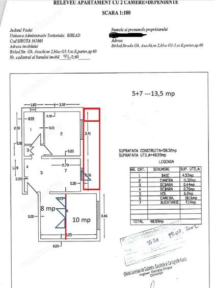 Apartament cu 2 camere , centru Barlad - 10