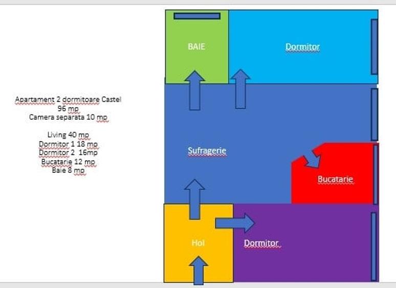 Vanzare 3 camere 106 mp Gura Humorului - investitie la ,,Castel" - 6