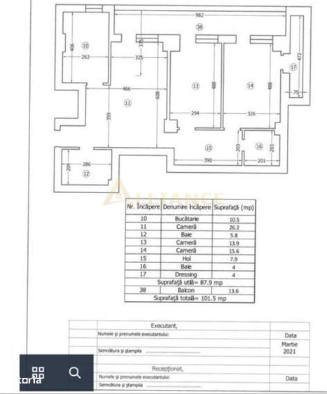 Apartamnet 3 camere mobilat si utilat, 101 mp, bloc nou 2021 Confor - 19