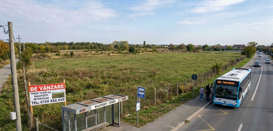 Teren Intravilan Balotesti -Therme | 10.000 MP | Toate Utilitatile - 1