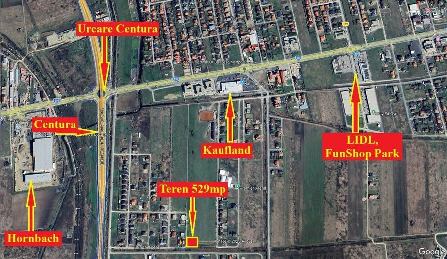 529mp - Teren Mosnita - langa Kaufland - toate utilitatile - 2