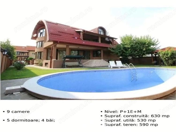 Inchiriere vila cu gradina si piscina - Pipera - 1