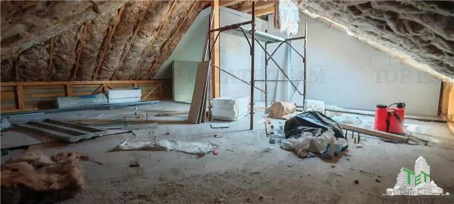 Vila individuala cuplata 5 camere, P+1+M, incalzire in pardoseala, toate utilitatile, 260 mp teren, - 12