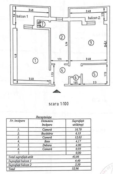 Apartament 2 camere Podu Ros - Cotnari - 2