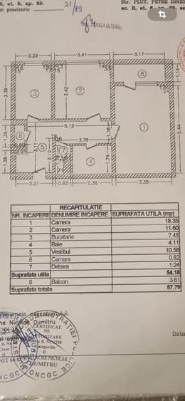 Titan Str Plutonier Petre Ionescu, 2 camere vanzari - 1