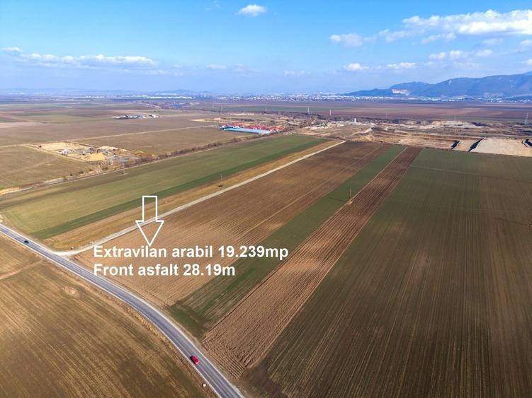 Teren extravilan arabil 19239mp Vulcan spre Codlea - 2