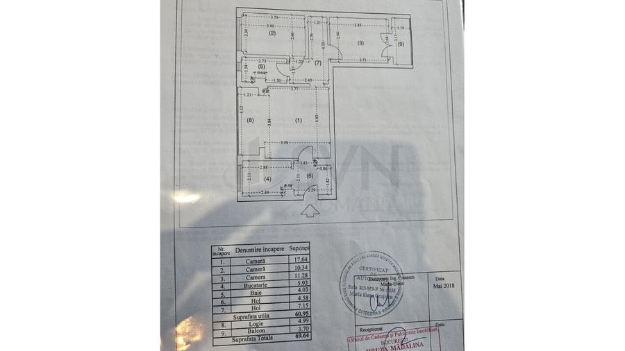 REA1023674 Apartament 3 Camere Militari Lujerului Veteranilor - 13
