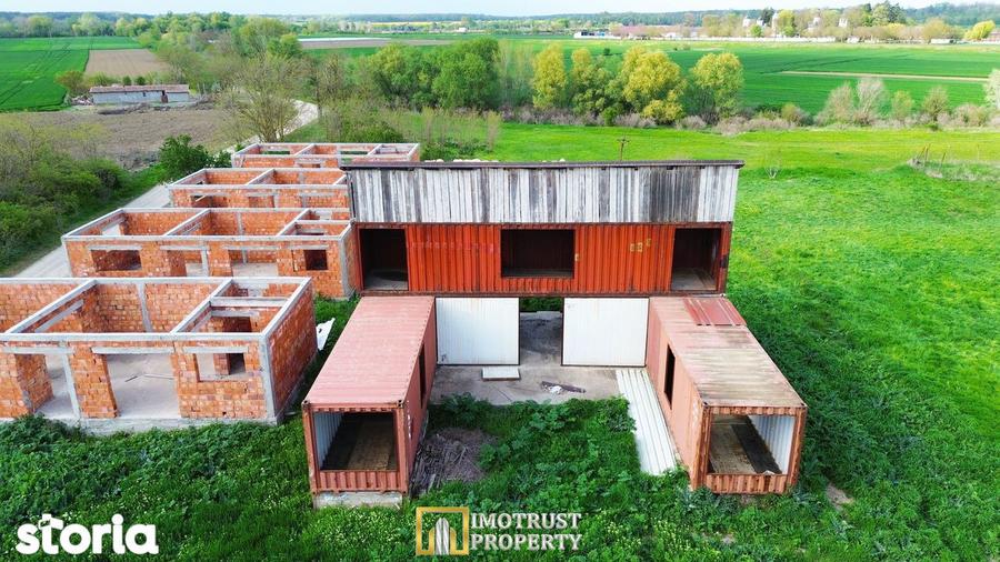 Casa moderna P+1 din containere teren 575 mp la 14km de Arad - 2