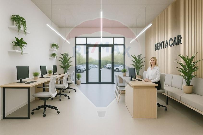 Spatii comerciale, showroom, restaurant, de inchiriat, langa Aeroport - 4