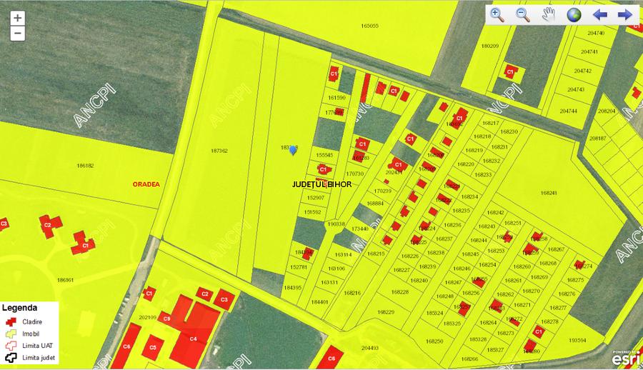 Teren extravilan Oradea 12264 MP langa Calea Santandrei, str Jupiter - 3