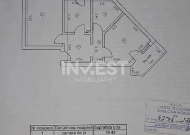 Apartament 2 camere decomandat - etaj intermediar - Baza 3 - 1