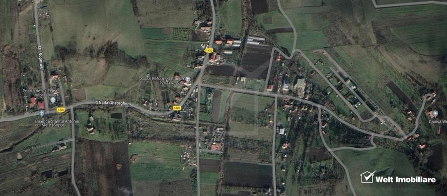 Teren intravilan, 1800 mp, cartierul Sopor. - 2