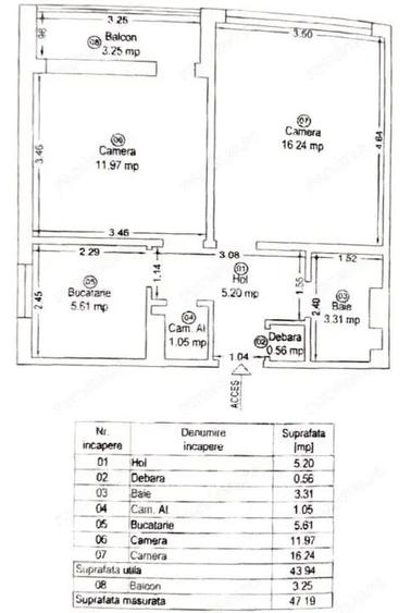 Oportunitate investi?ie 2 camere, Gh. Lazar, 44 mp, 75.000 - 1