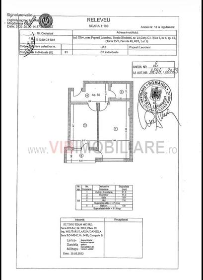 Apartament 2 camere - decomandat - mobilat si utiltat complet - comision 0 - 5