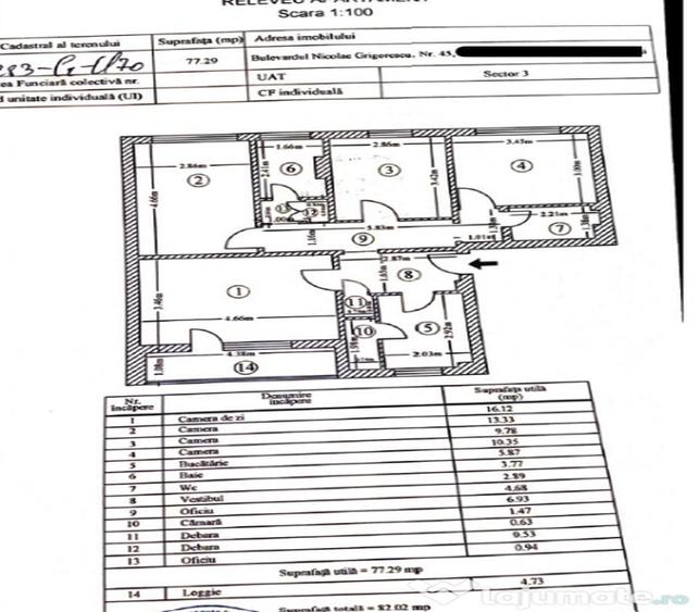 Apartament 4 camere,decomandat – Titan/Nicolae Grigorescu – 5min. IOR - 1