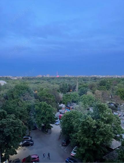 Inchiriez studio dublu vedere Parcul Tineretului, bloc 2008, etaj 7 10 - 8