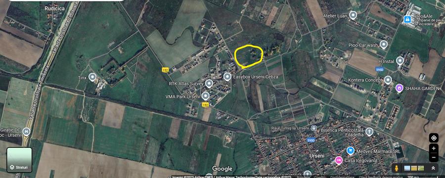 Teren agricol extravilan de 7500 mp, în Calea Urseni