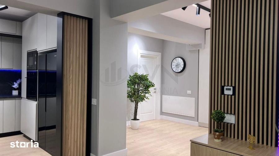 Apartament cu 4 camere, mobilat în Sisești