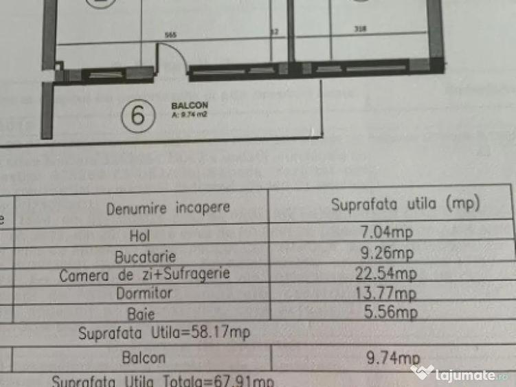 Apartament 2 camere Borhanci-bloc nou - 5