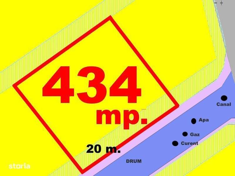 Teren Intravilan Alba Micesti 434 mp d=16,5 m 2 drumuri PUZ Aprobat Ut - 6