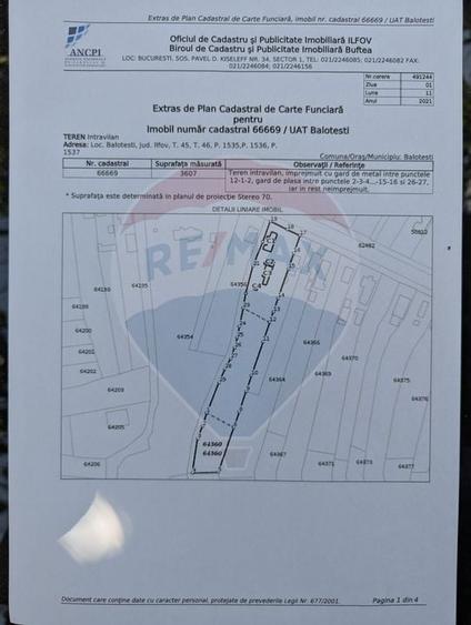 Teren intravilan de inchiriat  - 3.600mp Soseaua Unirii - Balotesti - 4