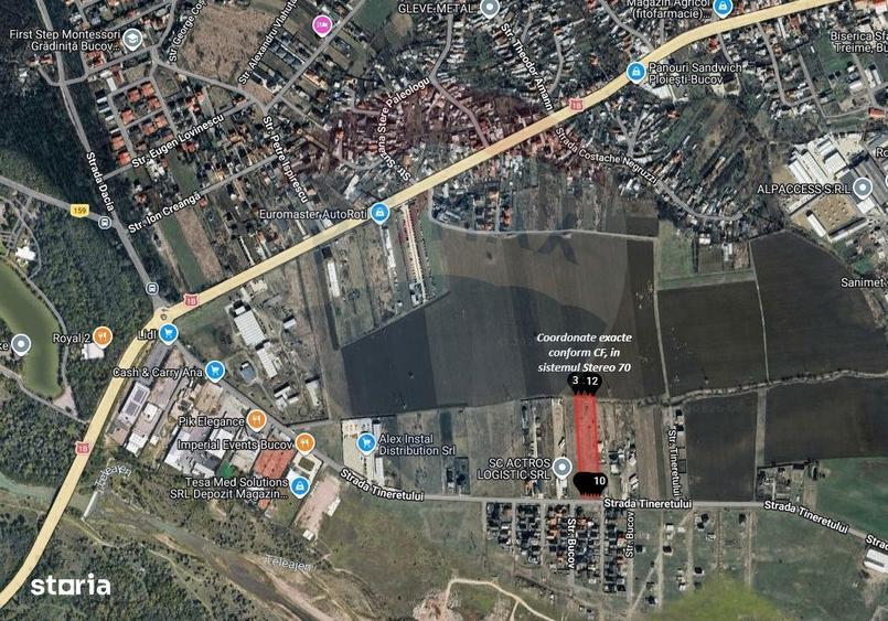 Teren intravilan 7478 mp Bucov, parcelabil, ideal investitie - 5