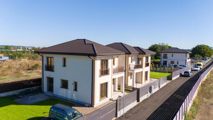 Proiect Aleea cu Tei, 5 vile la cheie, curte amenajata - 1