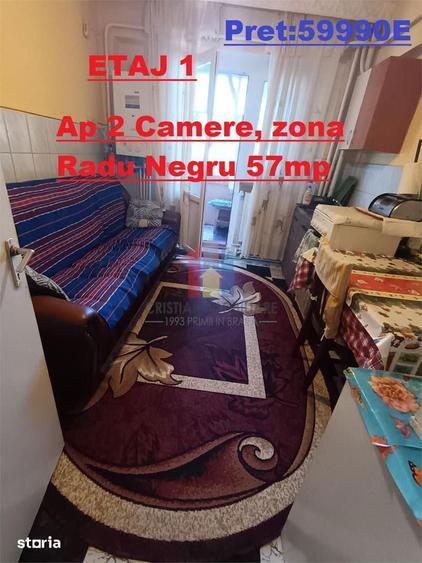 ETAJ 1! Apartament 2 camere Radu Negru 57 mp - 10