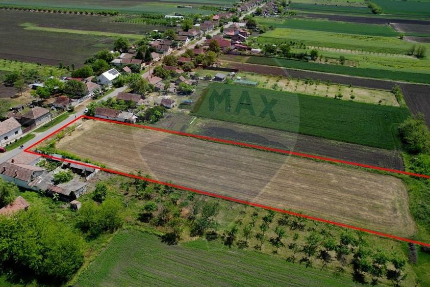 Teren intravilan 5,018mp Variasu Mare - 15 km de Arad/ str. Principala - 2