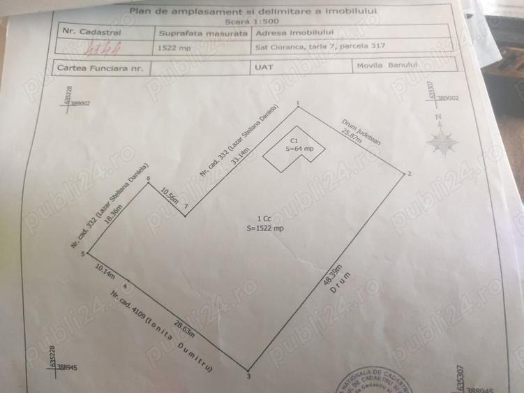 Vand teren intravilan(casa)Cioranca, Localitatea Movila Banului, Jud. Buzau - 6