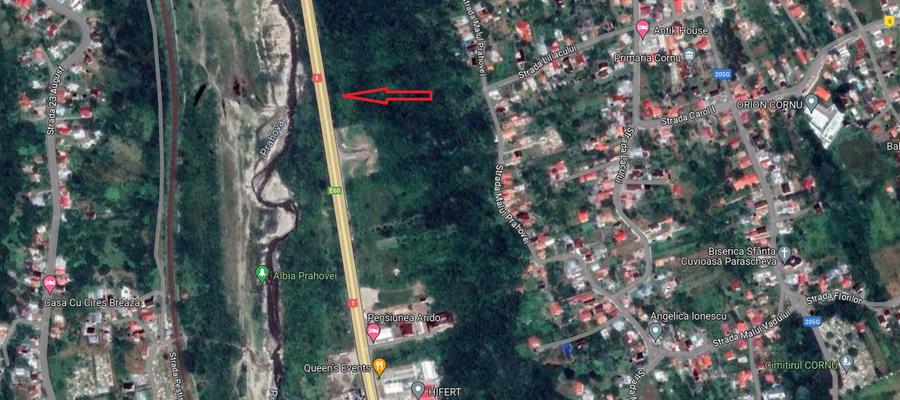 Cornu, Prahova, teren intravilan. 5.012mp, cu deschidere la DN1 38ml - 5
