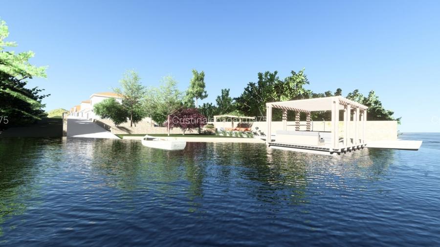 Vila mediteraneana, cartier cu iesire la lac, zona relaxare, peninsula Balotesti