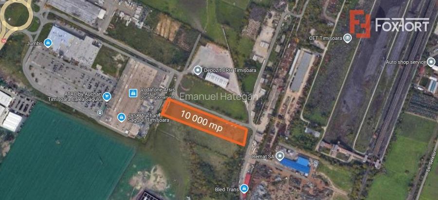 Teren intravilan industrial 10.000 mp - zona Calea Sagului