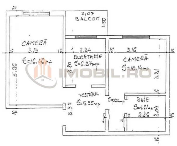 Apartament 2 camere Sfantu Lazar - Palas - Ocazie - 1