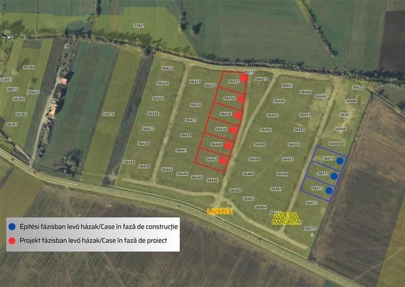 Case familiale noi, in faza de constructie si de proiect in Lazarea, jud. Harghi - 13