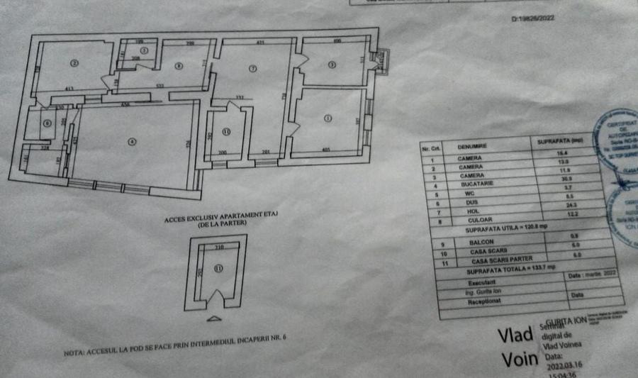 De vanzare Apartament 3 camere + pod in Vila, Vasile Lascar - Eminescu - 21
