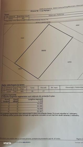 Casă cu 4 camere cu Teren 485 Mp în Ghercești