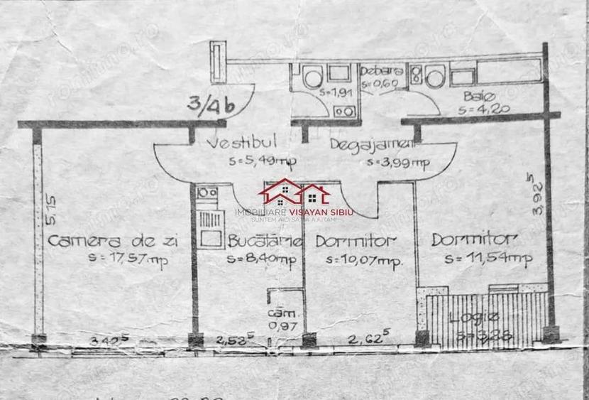 apaartament Calea Dumbravii,Sibiu,comision 0 - 1