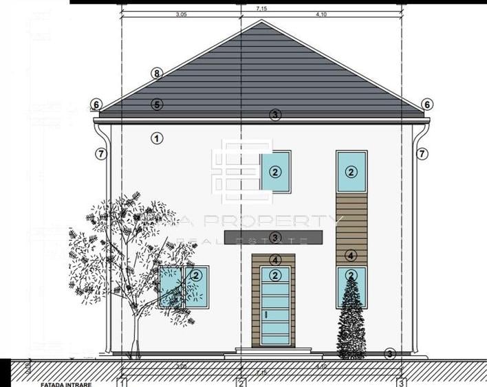 Duplex 4 Camere teren 300 mp  -Locație Centrală, Sura Mică - 7