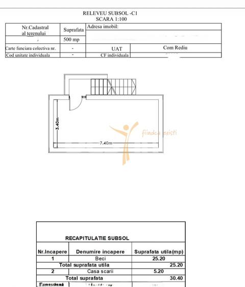 Casă individuala parter + subsol, 4 camere, 136,7 mp utili, 500 mp teren Breazu - 14