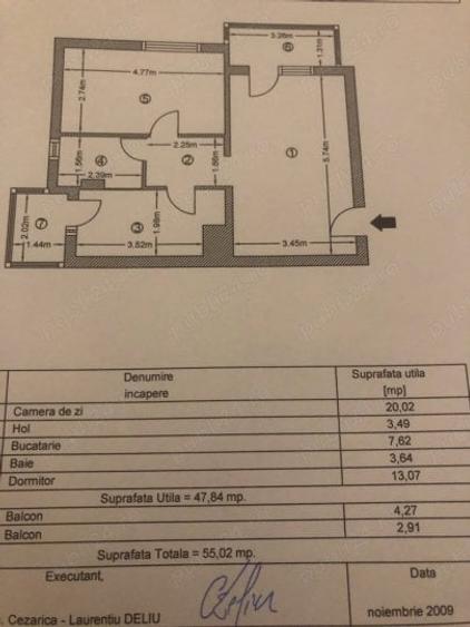 Metrou Titan, apart 2 cam, loc de parcare, et. 1/14, an 2010 - 8