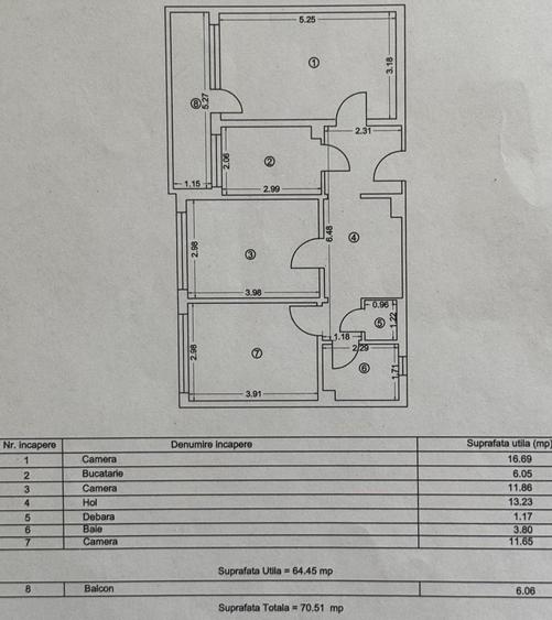 Apartament 3 camere zona Abator - 7