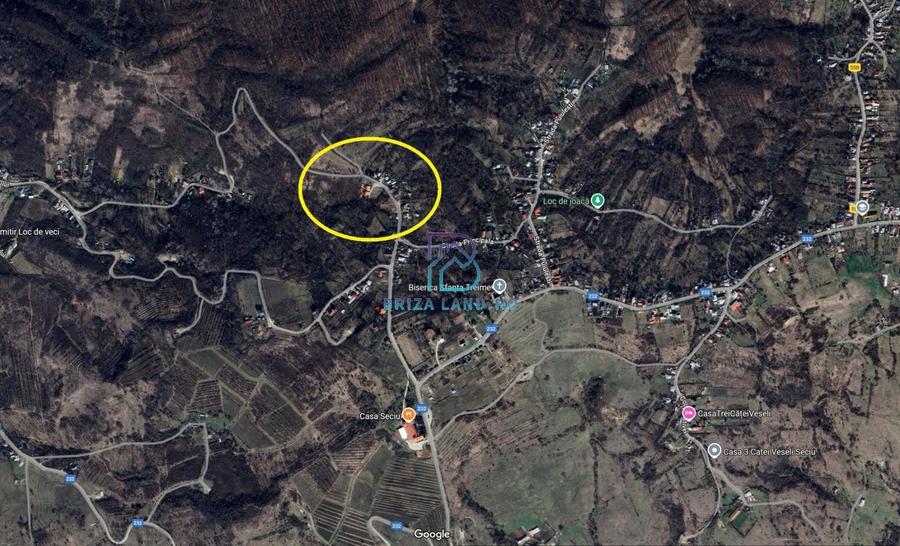 Prahova, orasul Boldesti-Scaeni, satul Seciu, teren 3007mp, d=36m - 4