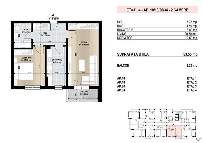 RATE DEZVOLTATOR-Splaiul Unirii- Garsoniere, 2 si 3 Camere - August 2026 - 4