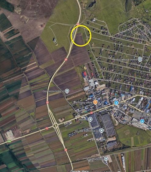 Vand teren 2ha cu deschidere 280m la centura Sucevei - 1