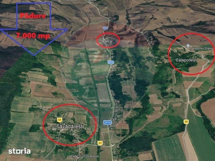 Teren de 7000 mp, în Dealu Morii