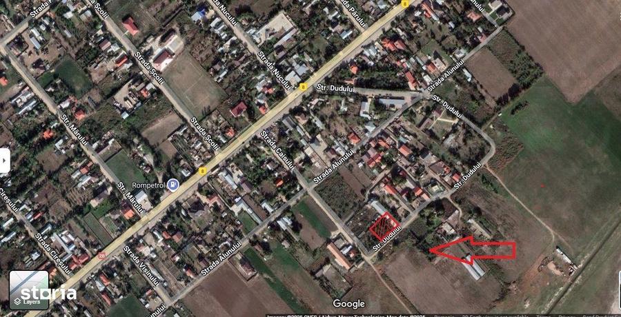 Teren intravilan Lacu Sarat sup 1418 mp deschidere 46 mp - 1