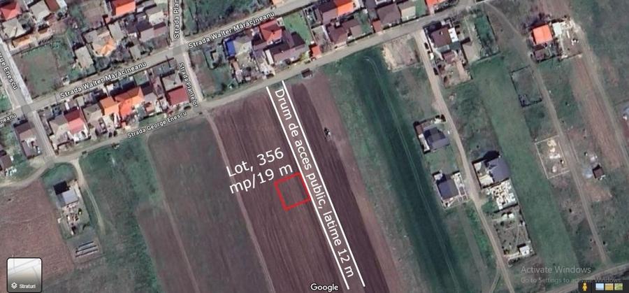 Teren intravilan construibil, 356 mp – Techirghiol - 2